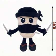 Tralalelo Tralala 毛绒 Tungtungtung 意大利 Brainrot Al Tralalero Tralala 毛绒娃娃填充软枕头定制玩具 - 彩色 - 查看 19