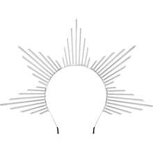 1PC Gold Metal Sun Crown Goddess Headpiece Queen Crown Bridal Headband Elegant,Hairband,Hair Hoop Headbands Hair Accessories Head Accessories - Gold - View 19