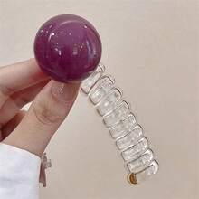 1个/2个装女士仿珍珠螺旋发圈，优雅温柔的马尾辫发饰，波西米亚风装饰，发圈，发绳头饰橡皮筋 - 彩色 - 查看 13