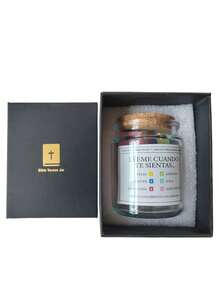 Bible Scripture Glass Jar 1 pieza Regalos cristianos para el Día de la Madre para mujeres y hombres, Frasco con versículos bíblicos, Frasco "Léeme cuando" con versículos bíblicos para emociones y sentimientos, Regalos religiosos para estudios bíblicos de la iglesia para mujeres, hombres, mamá, papá, hermana, amigo, un frasco de vidrio con versículos bíblicos codificados por color, que contiene versículos bíblicos en español - Multicolor - Ver 10