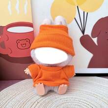 2pcs/Set LBB Generation 1 & 2 Macaron Graphic T-Shirt And Beanie Hat - Multicolor - View 8