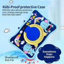 4GB RAM + 64GB ROM / Tableta de 7 pulgadas / Procesador Quad-Core 1.3GHz / Android 13 / Pantalla IPS HD 1280x800 / Cámara 2MP+5MP / Batería 4000mAh / WiFi, Control Parental, Educación, Juegos / Plástico ABS + Silicona, Tableta Educativa (Incluye: Caja de Empaque, Cable de Datos, Manual, OTG, Aguja para Tarjeta SIM)