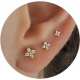 CZ 3/4/5mm(gold 3pcs)