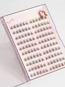 120pcs No Glue Lashes C Curl Self Adhesive Eyelashes Pre-Bond Individual Lash Clusters 10-13mm No Glue Needed Eyelash Reusable Natural Soft Eyelash Extension Long Lasting Korean False Eyelashes Gift For Women & Girl Large Capacity Segmented Fake Eyelash Lash Clusters,Eye Lash Clusters,Individual Eyelashes,Lashes,Fake Lashes
