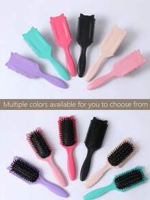 1 件卷发梳、卷发刷、卷发刷、卷发刷，用于梳理和塑造男士和女士卷发，以减少拉扯和卷发分离、发刷、梳子、美发工具、美发产品和配件，适用于理发沙龙美容旅行必需品