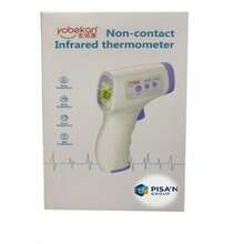 TERMÓMETRO infrarrojo digital temperatura corporal precisión rápida sin contacto batería portátil salud cuidado personal tecnología avanzada para bebés adultos medición - Blanco - Ver 2