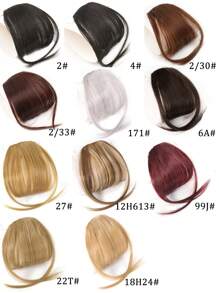 假隐形合成空气刘海发夹接发前刘海发片空气刘海纤维优质发型配件