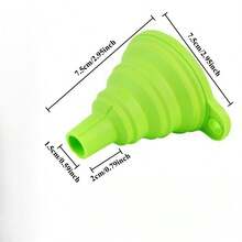 Creative Kitchen Portable Folding Multi-Function Hanging Funnel, Candy Color Funnel, Outdoor Picnic Funnel - Multicolor - View 7