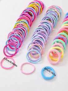 260 件基本款公主发带、发圈、蝴蝶结、发夹和发夹组合套装，简约设计，适合日常使用和送礼 - 彩色 - 查看 2