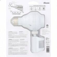 Motion Activated Light Control, Halogen Incandescent LED Light 150W White - Save Energy And Money Without Worrying About Turning Off Lights.
