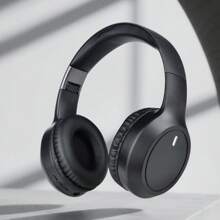 Gerripuer 无线耳机 无线头戴式立体声耳机 环绕声 低音增强 内置麦克风 适合办公室旅行运动游戏耳机 - 黑色 - 查看 2