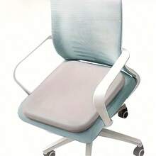 1pc 4D Memory Foam Seat Cushion, 4cm Thick, Super Soft Ergonomic Design, Breathable, Suitable For Office Chairs And Car Seats, Home/Office Dual Use, Polyester Fabric, Comfortable, Contoured To Body Shape, High Density Foam, Ideal For Professionals Using Desks And Chairs. - Multicolor - View 8