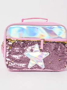 1 حقيبة معزولة مطرزة بترتر عاكسة | حقيبة تبريد حرارية مطرزة بترتر عاكسة، محمولة، مناسبة لعزل وجبة الغداء المدرسية، التخييم، التنزه والمغامرات الخارجية - هدية مثالية لعيد الميلاد، عيد الهالوين، عيد المعلم وأيام التنزه، إكسسوار للتنزه - متعدد الألوان - مشاهدة 14