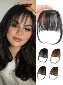 假隐形合成空气刘海发夹接发前刘海发片空气刘海纤维优质发型配件