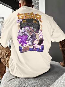 T-Shirt Oversized Streetwear Gear 5 God Of The Sun Nika Anime Piece REF 7258 FLUXOGEEK