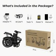 WIND HORSE UPDATE 16" Folding Electric Bike With 2 Seats, Foldable E Bike 20MPH Max Speed, 35 Miles Max Range (Pedal-Assist), Peak Power By 630W, 3 Speed Gear Adults Electric Bicycle With 288Wh Removable Battery