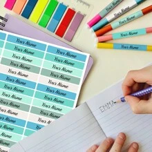 Custom Name Stickers Dedicated To Educational And Office Tools: Enhance Learning, Work, And Creative Experiences - Essential For Academic Students, Dedicated Employees, And Artistic Professionals. Personalized Labels, High-Quality Stickers, And Stationery Organizing Supplies. - Multicolor - View 9
