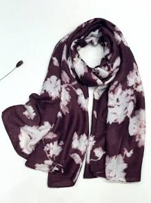 新款透气流苏披肩，优雅风格围巾，时尚女士真丝围巾，亮丽波点大围巾，多功能户外防晒沙滩披肩，头巾 - 彩色 - 查看 3