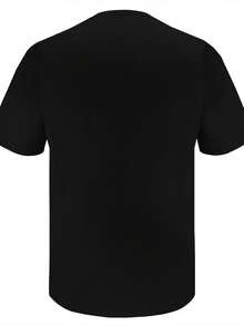Sullen Art Collective Graphic T-Shirt For Men - Urban Style With Skull And Red Hat, Loose Fit In Heavy Cotton For Concerts, Festivals And Casual Wear - Printed And Shipped From The USAUU., Autumn And Winter Clothing, Medium Elastic Fabric, Durable Material, Streetwear Fashion, Urban Style - 黑色 - 查看 3
