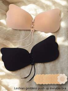 2 piezas Cinta adhesiva invisible para sujetar el sostén, 10 piezas Cinta adhesiva desechable para sostén - Cinta adhesiva para sostén impermeable para vestidos sin espalda, ropa sin tirantes, cinta moldeadora corporal secreta para mujeres