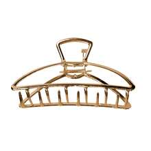 Large Metal Piranha In Gold And Silver, Various Models, Hair Clip, Hairstyle - 型號1 - 查看 3