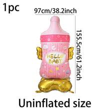 1pc, 61.2 Inch Oversized Milk Bottle Base, Birthday, Anniversary, Party Decoration, Creative Decor - 彩色 - 查看 5