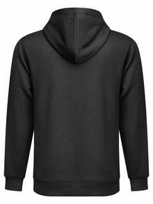 Men's Casual Funny Sarcastic Joke Pullover Hoodie Black Small, Durable & Light, Roomie Cut, Fits Music Festivals To Shopping Trips - 黑色 - 查看 2