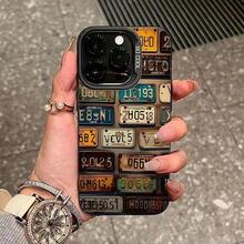 1pc Burgundy Gradient Minimalist Leopard, Lips, Pool Ball, English Text Printed Phone Case, Suitable For IPhone 16 Pro Max, 17/15/14 Plus, 13/12/11, Series - 彩色 - 查看 2