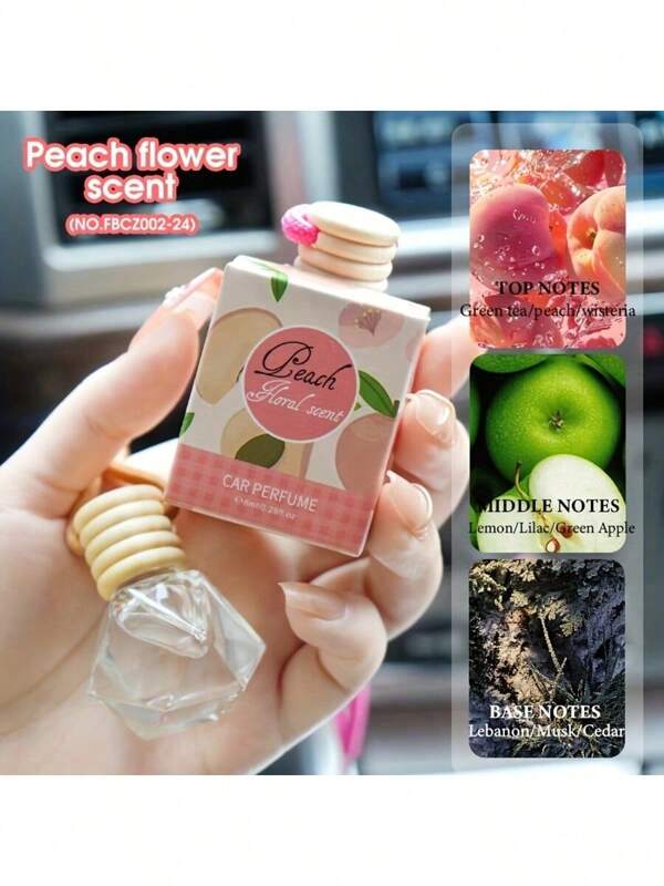 Easypie Selection 1 Peça Aromatizante de Carro com Óleo Essencial - Fragrância Duradoura, Desodorante, Acessórios para Carro, com Detalhes de Fonte de Fragrância de Óleo Essencial/Aromatizante, Ingredientes e Capacidade, Decoração Pendente Desodorizante Duradoura de Aromatizante para Carro