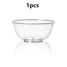 10/25 Pastry Bowls, Transparent Bowls, Salad Bowls, Kitchen Seasoning Plates, Soy Sauce Plates, Vinegar Plates, Suitable For Parties, Snacks, Food And Fruit Bowls, Used To Hold Ice Cream, Desserts, Soups, Snacks, Household Or Event Party Supplies - Multicolor - View 12