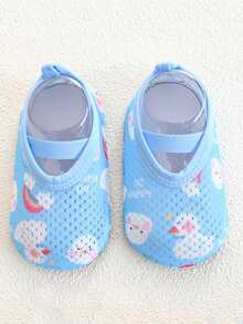 1双0-3岁婴儿童男孩女孩卡通游泳水鞋赤脚袜动物水果图案防滑鞋游泳钓鱼鞋适用于泳池沙滩冲浪鞋 - 彩色 - 查看 18