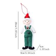 Christmas Decoration Suspender Doll Ornament, Cute Elf Figurine Hanging Decor For Christmas Tree Home Decor Christmas Decorations Room Decor Christmas Decorations Home Christmas Gifts Christmas Decor