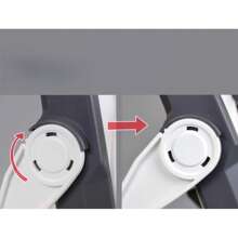 Affettatrice e sminuzzatrice manuale 9 in 1 con spessore regolabile, lama in acciaio inossidabile 304 - Utensile da cucina multifunzionale per fette di patate, grattugiatura di formaggio, cubettatura di pomodori - Lavabile in lavastoviglie e design portatile, preparazione dei pasti, facile da usare, materiale di alta qualità, affettatrice per verdure multifunzionale per chef professionisti - Affettatrice sicura aggiornata con impostazioni regolabili, lama in acciaio inossidabile rimovibile e grande capacità per patatine fritte