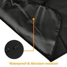 Capa protetora para assento de carro para animais de estimação à prova d'água, protetor para assento traseiro de carro para cães, acessórios de viagem de para cães e gatos, transportadora para animais de estimação, tapete para banco traseiro de carro. (130 cm x 110 cm, preto)