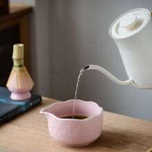 2件/5件抹茶套装，抹茶搅拌器套装包括抹茶碗、抹茶搅拌器、竹制抹茶搅拌器、勺子和抹茶筛，釉面陶瓷抹茶套装，适合茶爱好者 - 彩色 - 查看 4