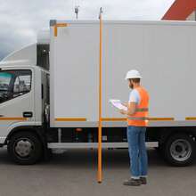 Bazargame Load Height Measuring Rod, Telescopic Height Measuring Rod (3.71-20ft), Vehicle Height Detection Tool - Orange - View 7
