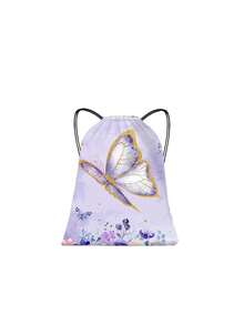 1 قطعة حقيبة سحاب بنمط فراشة جميلة، هذه الحقيبة الظهر مناسبة للاستخدام اليومي للبنات والأولاد والمراهقين، بما في ذلك الخروج والسفر والرياضة والسباحة والتنزه وغيرها من الرياضات الخارجية. مناسبة لمناسبات مختلفة مثل عيد الميلاد وعيد الشكر
