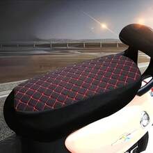 Universal Motorcycle Seat Cover, Faux Leather Embroidered Electric Scooter And Motorcycle Seat Cover, Breathable Pads For Motorcycle