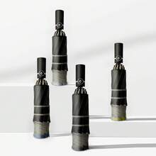 Umbrellas And Rain Hat Umbrellas - [Opaque Umbrella Cloth] - Black - View 6