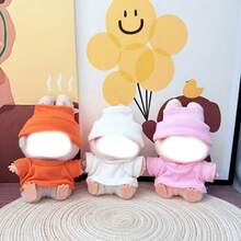 2pcs/Set LBB Generation 1 & 2 Macaron Graphic T-Shirt And Beanie Hat - Multicolor - View 3