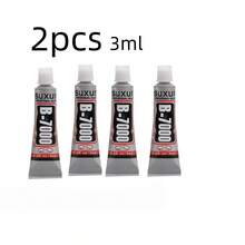 2 Stück B7000 Mehrzweck-Klebstoff, halbflüssig, starker wasserfester Universalklebstoff für DIY-Schmuck, Basteln, Metall, Halloween, Thanksgiving, Weihnachtsgeschenke, Sommer, Schule