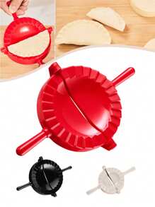 1件装多功能压面机模具，饺子压面机，手工饼模，用于制作饺子、馅饼和韭菜 - 彩色 - 查看 9