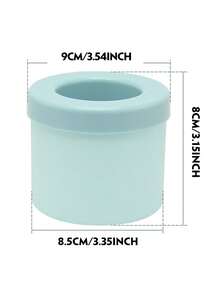 1pc, 60-Grid Cylindrical Silicone Ice Tray, Squeeze-Type Easy-To-Release Ice Cube Mold, Mini Ice Cup, Stackable Ice Tray - Multicolor - View 5