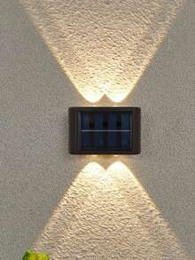 Solar Powered Outdoor Garden Lights, Household Wall Lamp Decor Lighting, Fence/Wall Wash Uplighting Atmosphere Lamps - Multicolor - View 12