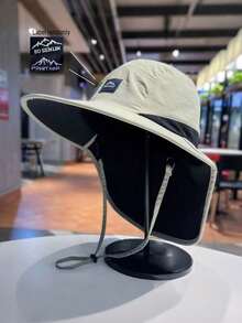 Chapeau de seau de protection solaire unisexe, convient pour la pêche, les voyages, le camping et la randonnée - Multicolore - Voir 7