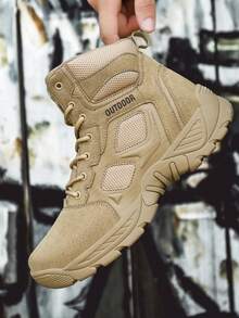 男士登山工作靴、战术靴、军靴、户外沙漠靴，适合青少年夏季休闲、户外运动、度假旅行、毕业礼物或生日礼服配饰 2000 年代风格街头服饰