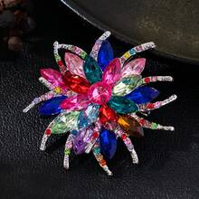1pc - 7 Color Options Elegant Vintage Zinc Alloy Brooch, Suitable For Women's Daily, Party, DIY, Holiday Gift - XD7938 - View 9