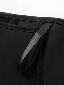 女士束腰塑身衣，透气网眼压缩背心，运动收腹塑形服 - 黑色 - 查看 7