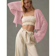 Womens Lightweight Kimono Cardigan Boho Summer Open Front Knit Sweater