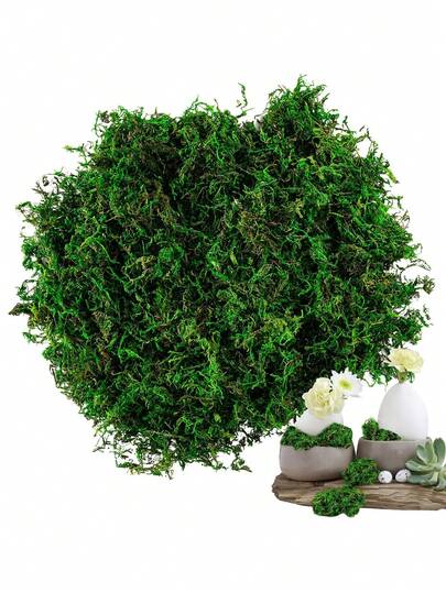 Artificial Moss - Realistic Faux Plant Quilt For DIY Terrariums, Sand Tables & Glass Landscape Decor,Home Living Room Mini Artificial Garden Landscape Decorations, Wedding Flower Decor,In Lush Greens, Rich Browns, Fuchsia Pinks & More - Moss For Crafts